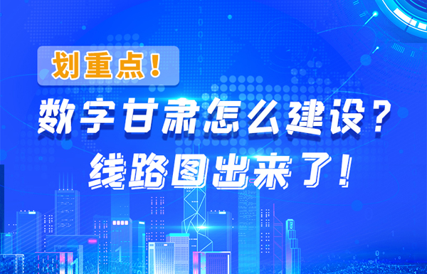 圖解|劃重點(diǎn)！數(shù)字甘肅怎么建設(shè)？線路圖出來(lái)了！