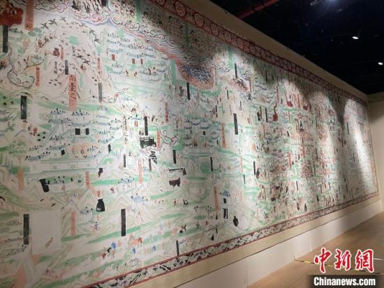 圖為展覽現(xiàn)場。　江楊燁 攝