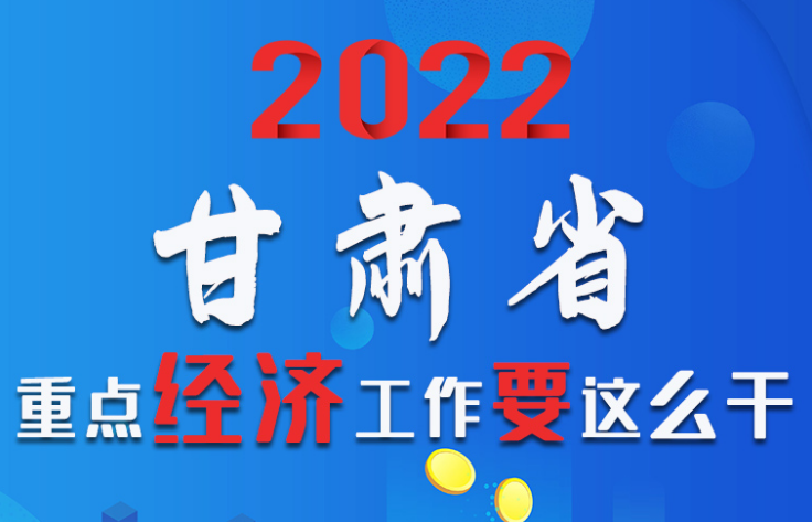 【甘快看·圖解】速覽！2022甘肅省重點經(jīng)濟(jì)工作要這么干！