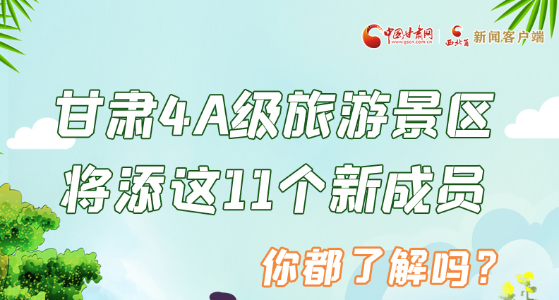 圖解|甘肅4A級旅游景區(qū)將添這11個新成員 你都了解嗎？